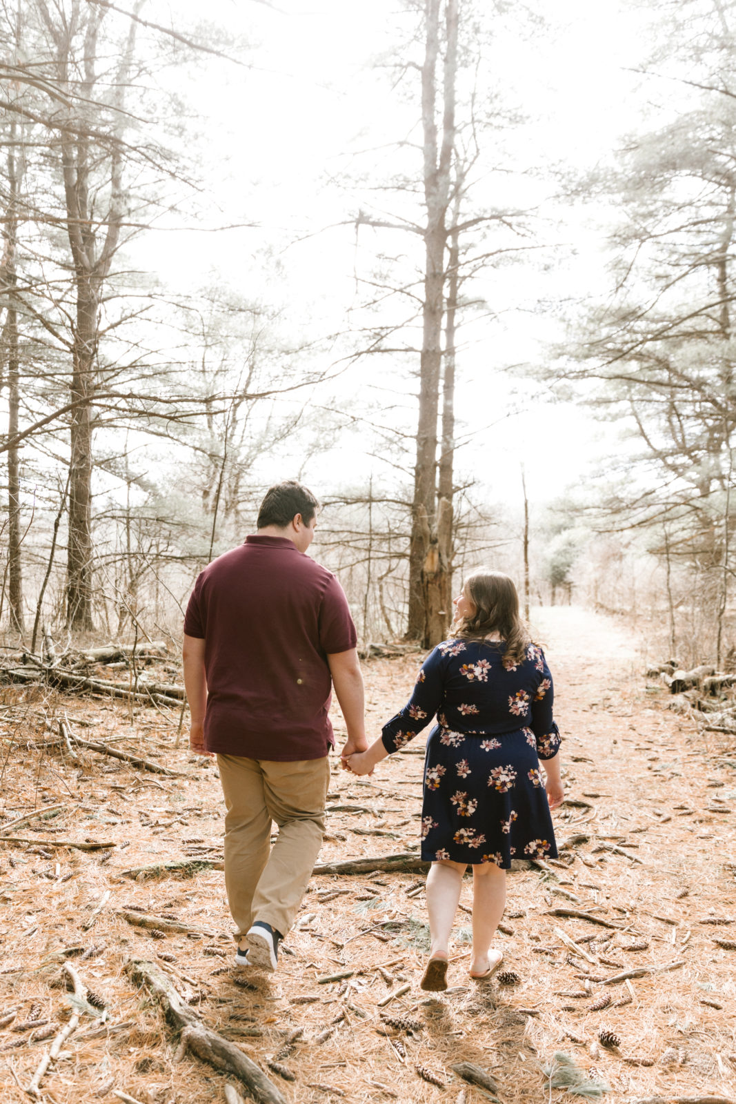 Engagement Pictures in woods