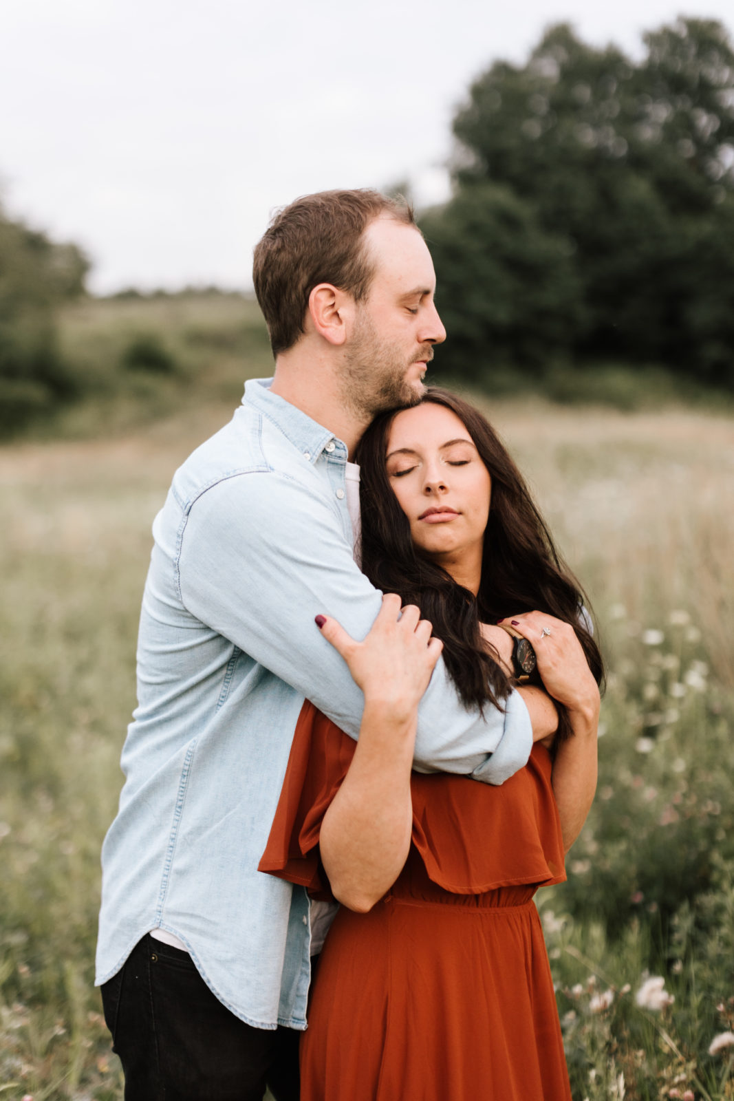 Grass Field Engagement Session Pittsburgh