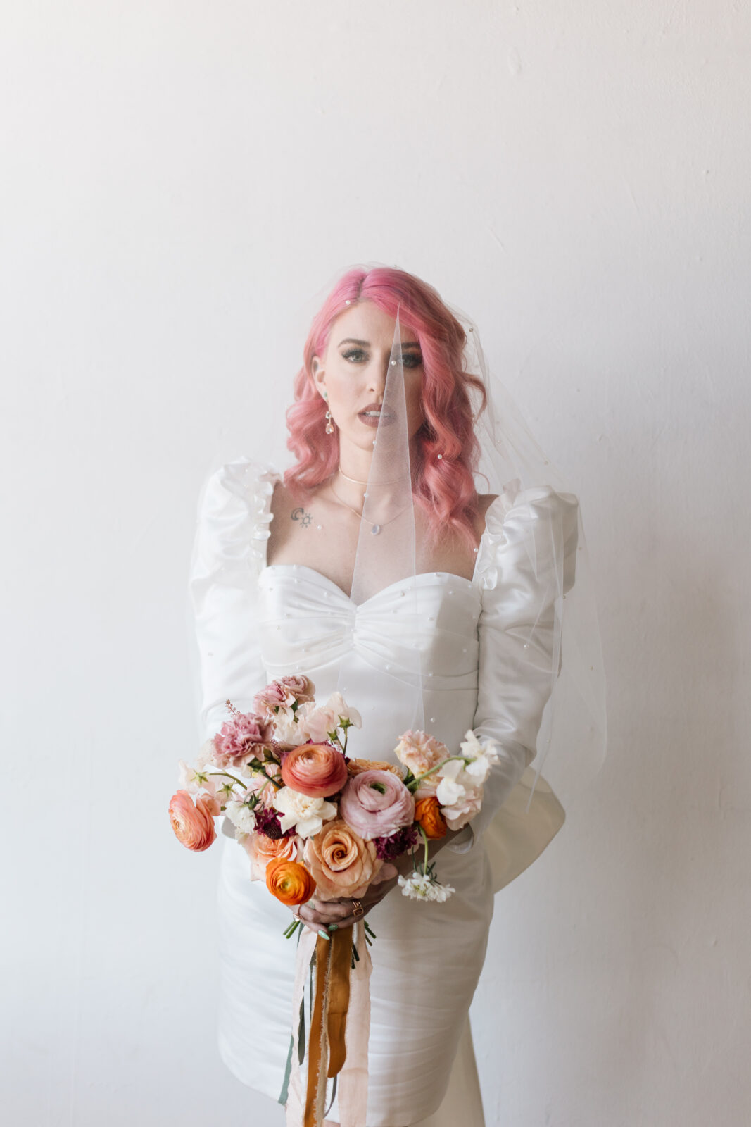 Bride with Pink Hair
